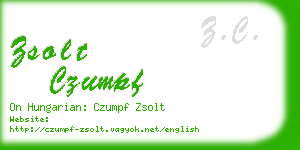 zsolt czumpf business card